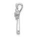 14K White Gold and Diamond Cross Pendant Slide Pendant 1/20-Carat - (A97-217) 14K White Gold and Diamond Cross Pendant Slide Pendant 1/20-Carat - (A97-217)