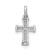 14K White Gold Small Diamond Latin Cross Pendant 1/20-Carat - (A97-271) 14K White Gold Small Diamond Latin Cross Pendant 1/20-Carat - (A97-271)
