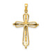 14K Yellow Gold .03-Carat Diamond Accent Cross Pendant - (A97-276) 14K Yellow Gold .03-Carat Diamond Accent Cross Pendant - (A97-276)