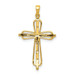 14K Yellow Gold .03-Carat Diamond Accent Cross Pendant - (A97-276) 14K Yellow Gold .03-Carat Diamond Accent Cross Pendant - (A97-276)