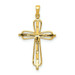 14K Yellow Gold .03-Carat Diamond Accent Cross Pendant - (A97-276) 14K Yellow Gold .03-Carat Diamond Accent Cross Pendant - (A97-276)