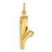 14K Yellow Gold Jogging Shoe Charm - (A82-581) 14K Yellow Gold Jogging Shoe Charm - (A82-581)