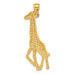 14K Yellow Gold Giraffe Pendant - (A83-273) 14K Yellow Gold Giraffe Pendant - (A83-273)