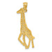 14K Yellow Gold Giraffe Pendant - (A83-273) 14K Yellow Gold Giraffe Pendant - (A83-273)
