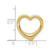14K Yellow Gold 3-D Floating Heart Slide - (A83-360) 14K Yellow Gold 3-D Floating Heart Slide - (A83-360)