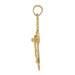 14K Yellow Gold INRI Fleur De Lis Crucifix Pendant - (A83-478) 14K Yellow Gold INRI Fleur De Lis Crucifix Pendant - (A83-478)