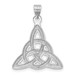 14K White Gold Polished Celtic Trinity Pendant - (A83-502) 14K White Gold Polished Celtic Trinity Pendant - (A83-502)