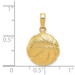 14K Yellow Gold Basketball Pendant - (A83-531) 14K Yellow Gold Basketball Pendant - (A83-531)