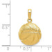 14K Yellow Gold Basketball Pendant - (A83-531) 14K Yellow Gold Basketball Pendant - (A83-531)