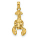 14K Yellow Gold Lobster Pendant - (A86-821)