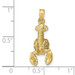 14K Yellow Gold Lobster Pendant - (A86-821)