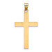 14K Yellow Gold Floral Cross Pendant 37mm length - (B11-141) 14K Yellow Gold Floral Cross Pendant 37mm length - (B11-141)