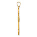 14K Yellow Gold Polished Cross Budded Pendant - (B11-406) 14K Yellow Gold Polished Cross Budded Pendant - (B11-406)