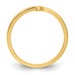 14K Yellow Gold Sideways Cross Ring - Size: 7 - (B31-993)
