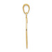 14K Yellow Gold Polished Police Badge Pendant - (A83-162) 14K Yellow Gold Polished Police Badge Pendant - (A83-162)