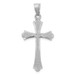 14K White Gold Cross Pendant 37mm length - (A84-283) 14K White Gold Cross Pendant 37mm length - (A84-283)