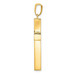 14K Yellow Gold Hollow Cross Pendant 33mm length - (A85-298) 14K Yellow Gold Hollow Cross Pendant 33mm length - (A85-298)