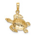 14K Yellow Gold Sea Turtle Pendant - (A85-307) 14K Yellow Gold Sea Turtle Pendant - (A85-307)