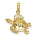 14K Yellow Gold Sea Turtle Pendant - (A85-307) 14K Yellow Gold Sea Turtle Pendant - (A85-307)