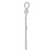 14K White Gold Cross Pendant 46mm length - (A85-322) 14K White Gold Cross Pendant 46mm length - (A85-322)