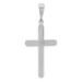 14K White Gold Cross Pendant 46mm length - (A85-322) 14K White Gold Cross Pendant 46mm length - (A85-322)