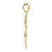 14K Yellow Gold & Rhodium Girl Pendant - (A85-512) 14K Yellow Gold & Rhodium Girl Pendant - (A85-512)
