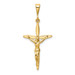 14K Yellow Gold Passion Crucifix Pendant 41mm length - (A86-732) 14K Yellow Gold Passion Crucifix Pendant 41mm length - (A86-732)