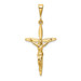14K Yellow Gold Passion Crucifix Pendant 41mm length - (A86-732) 14K Yellow Gold Passion Crucifix Pendant 41mm length - (A86-732)
