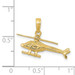 14K Yellow Gold 3-D Helicopter Pendant - (A86-931) 14K Yellow Gold 3-D Helicopter Pendant - (A86-931)