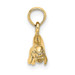 14K Yellow Gold 3-D Polished Swimming Manatee Charm Pendant - (A92-422) 14K Yellow Gold 3-D Polished Swimming Manatee Charm Pendant - (A92-422)