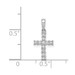 14K White Gold Diamond Cross Pendant 1/15-Carat - (A97-293) 14K White Gold Diamond Cross Pendant 1/15-Carat - (A97-293)