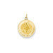 14K Yellow Gold Caridad Del Cobre Medal Pendant - (A98-571) 14K Yellow Gold Caridad Del Cobre Medal Pendant - (A98-571)