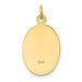 14K Yellow Gold Polished and Satin Our Lady of Guadalupe Medal Pendant 11mm width - (B11-188) 14K Yellow Gold Polished and Satin Our Lady of Guadalupe Medal Pendant 11mm width - (B11-188)
