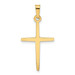 14K Yellow Gold Polished Latin Cross Pendant mm length - (B11-268) 14K Yellow Gold Polished Latin Cross Pendant mm length - (B11-268)