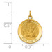 14K Yellow Gold Saint Andrew Medal Charm - (B11-295) 14K Yellow Gold Saint Andrew Medal Charm - (B11-295)