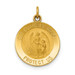 14K Yellow Gold Guardian Angel Medal Charm - (B11-426) 14K Yellow Gold Guardian Angel Medal Charm - (B11-426)