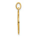 14K Yellow Gold Guardian Angel Medal Charm - (B11-426) 14K Yellow Gold Guardian Angel Medal Charm - (B11-426)