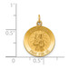 14K Yellow Gold Saint Roch Medal Charm 15mm width - (B11-561) 14K Yellow Gold Saint Roch Medal Charm 15mm width - (B11-561)