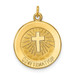 14K Yellow Gold Confirmation Medal Charm - (B11-598) 14K Yellow Gold Confirmation Medal Charm - (B11-598)