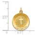 14K Yellow Gold Confirmation Medal Charm - (B11-598) 14K Yellow Gold Confirmation Medal Charm - (B11-598)