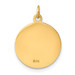 14K Yellow Gold Saint Francis of Assisi Medal Charm 15mm width - (B11-640) 14K Yellow Gold Saint Francis of Assisi Medal Charm 15mm width - (B11-640)