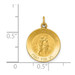 14K Yellow Gold Saint John Baptist Medal Charm 15mm width - (B11-688)