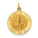 14K Yellow Gold Our Lady of Fatima Medal Charm 15mm width - (B11-697) 14K Yellow Gold Our Lady of Fatima Medal Charm 15mm width - (B11-697)