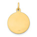 14K Yellow Gold Our Lady of Fatima Medal Charm 15mm width - (B11-697) 14K Yellow Gold Our Lady of Fatima Medal Charm 15mm width - (B11-697)