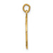 14K Yellow Gold Our Lady of Mount Carmel Medal Charm 15mm width - (B14-277) 14K Yellow Gold Our Lady of Mount Carmel Medal Charm 15mm width - (B14-277)