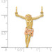 14K Two-tone Gold Rose Corpus Pendant - (A83-515) 14K Two-tone Gold Rose Corpus Pendant - (A83-515)