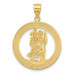 14K Yellow Gold Yellow Gold Rhodium Plated Saint Christopher Pendant - (A83-825) 14K Yellow Gold Yellow Gold Rhodium Plated Saint Christopher Pendant - (A83-825)