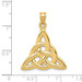 14K Yellow Gold Polished Trinity Pendant - (A84-376) 14K Yellow Gold Polished Trinity Pendant - (A84-376)
