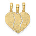 14K Yellow Gold Break-apart Big Sis, Mom, Lil Sis Charm - (A86-504) 14K Yellow Gold Break-apart Big Sis, Mom, Lil Sis Charm - (A86-504)