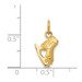 14K Yellow Gold 3-D Pair Of Ice Skates Charm - (A86-750) 14K Yellow Gold 3-D Pair Of Ice Skates Charm - (A86-750)